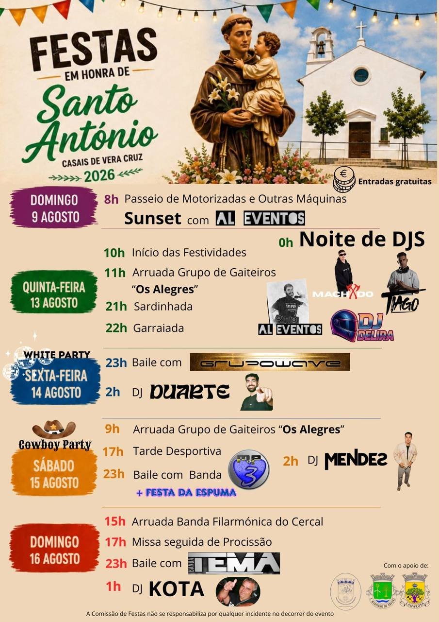 Festas em honra de Santo António 2026 — event image