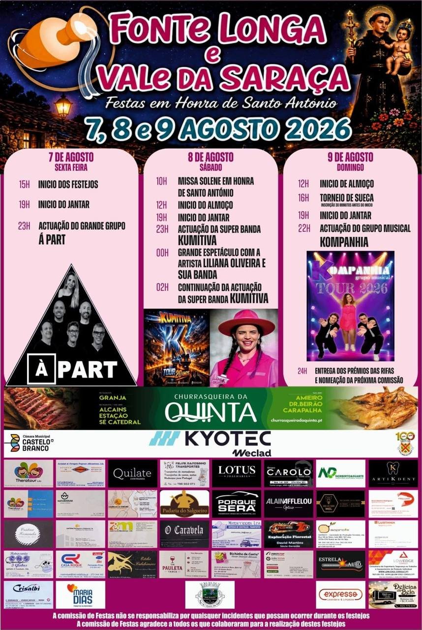 Festas em Honra de Santo António 2026 — event image