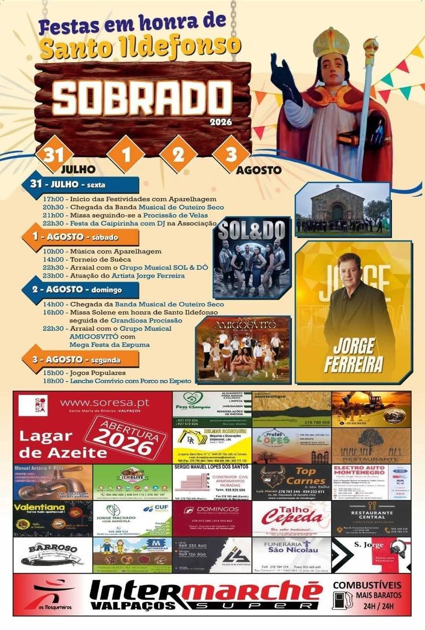 Festas em honra de Santo Ildefonso 2026 — event image