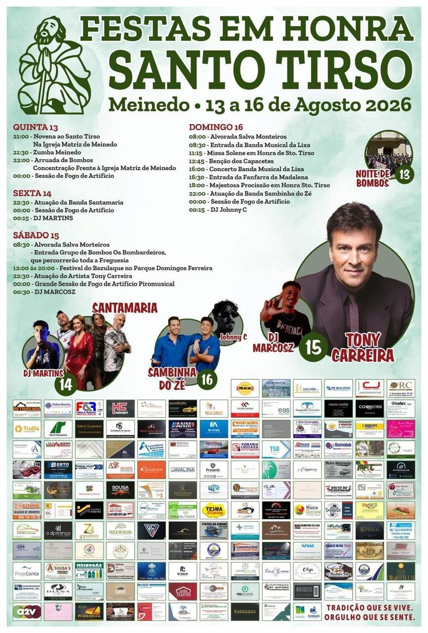 Festas em honra de Santo Tirso 2026 — event image