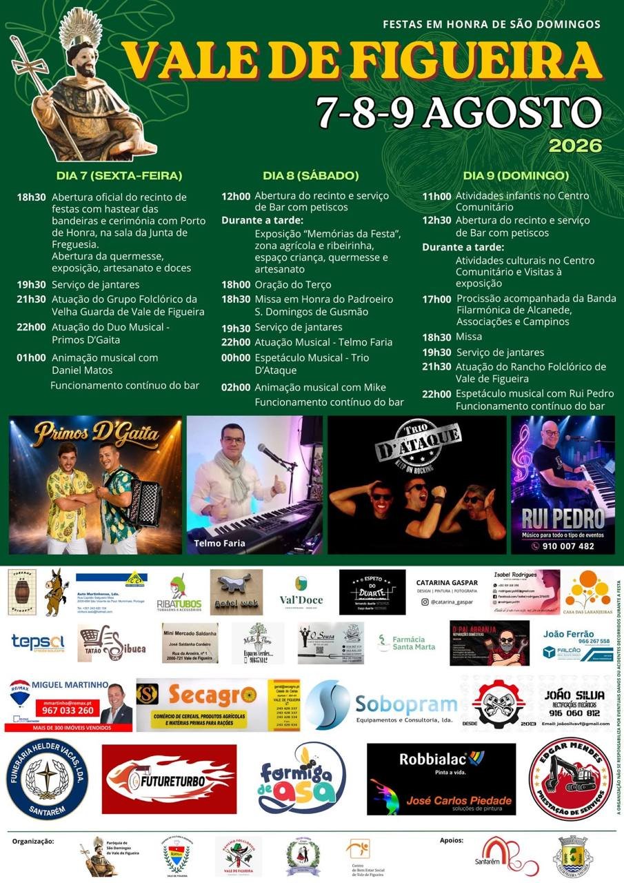 Festas em Honra de São Domingos 2026 — event image
