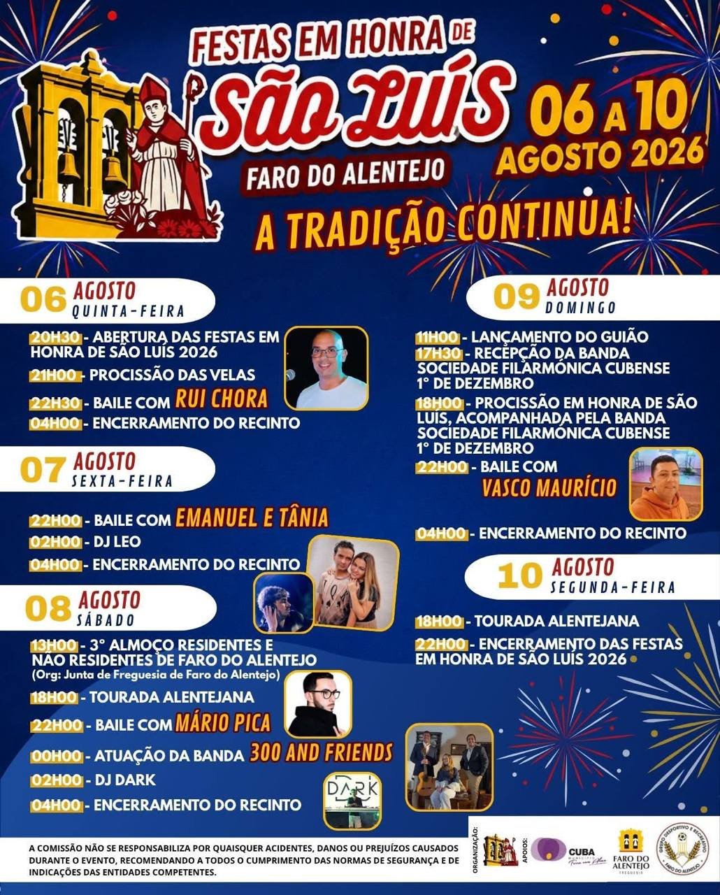 Festas em honra de São Luís 2026 — event image