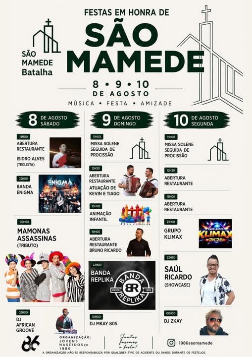 Festas em honra de São Mamede 2026 — event image