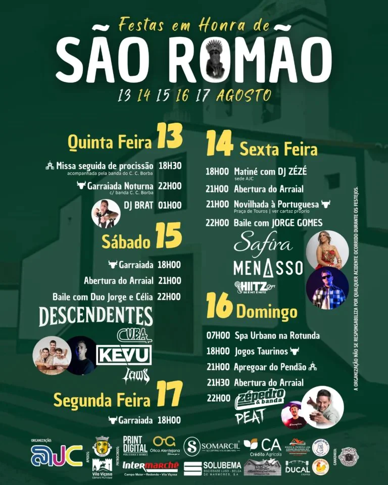 Festas em Honra de São Romão 2026 — event image