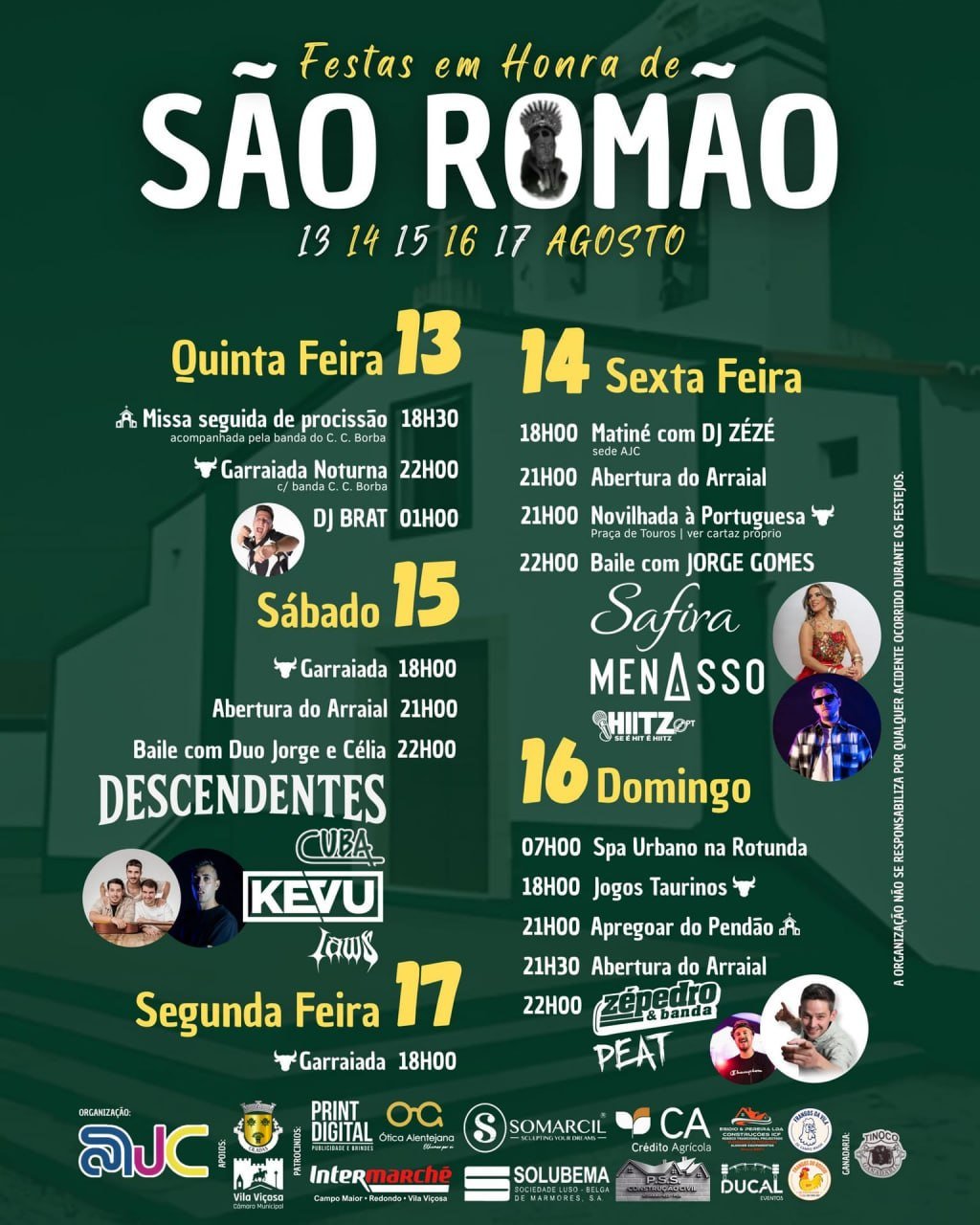 Festas em honra de São Romão 2026 — event image