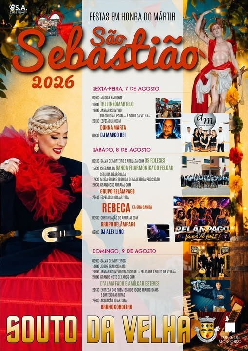 Festas em honra de São Sebastião 2026 — event image