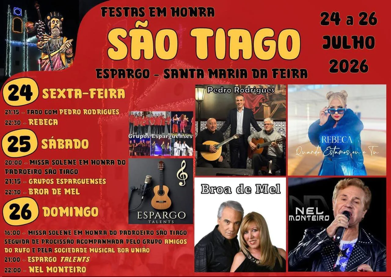 Festas em honra de São Tiago 2026 — event image