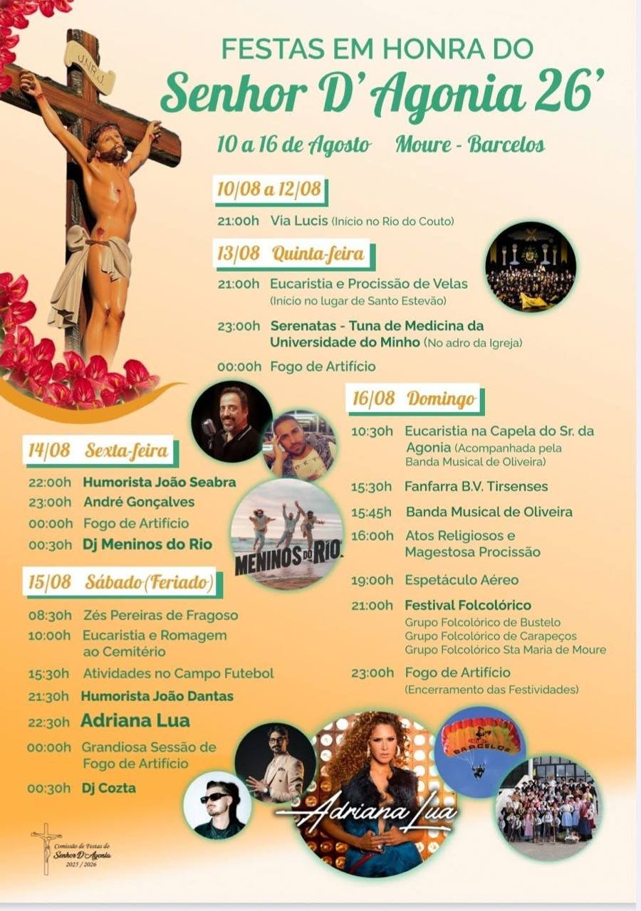 Festas em honra de Senhor D'Agonia 2026 — event image
