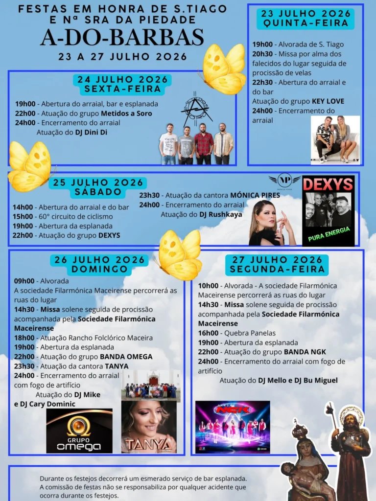 Festas em honra de S.Tiago 2026 — event image