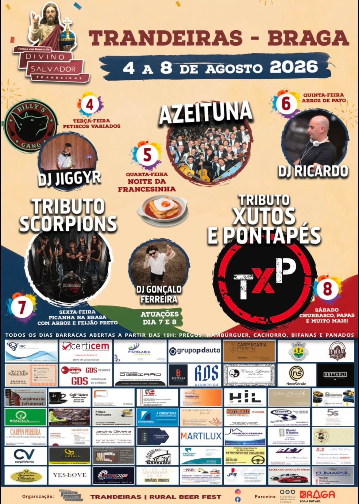 Festas em Honra do Divino Salvador - Trandeiras — event image