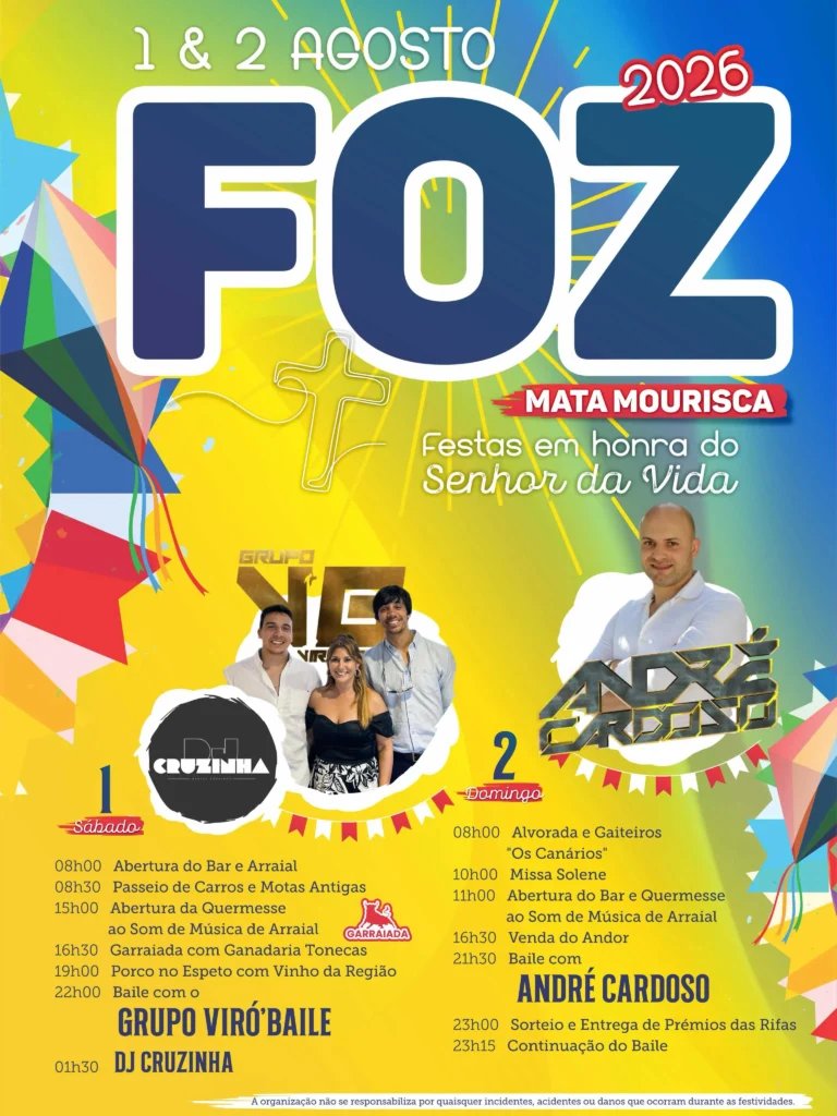 Festas em honra do Senhor da Vida 2026 — event image