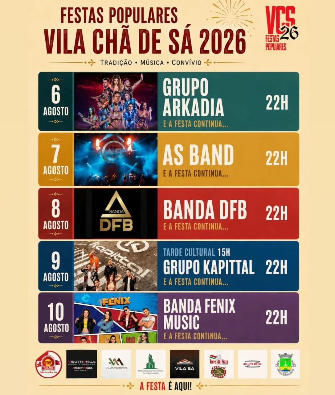 Festas Populares 2026 — event image