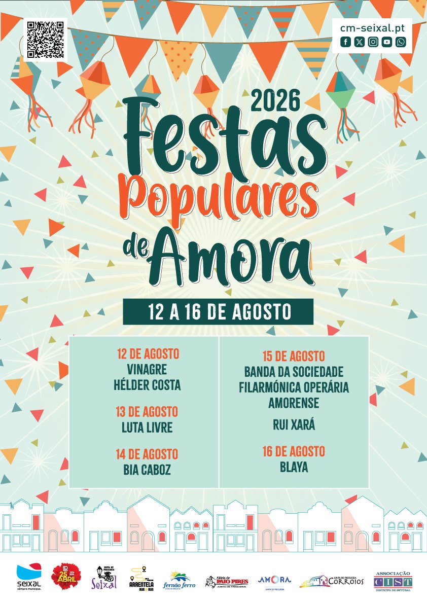 Festas Populares de Amora 2026 — event image