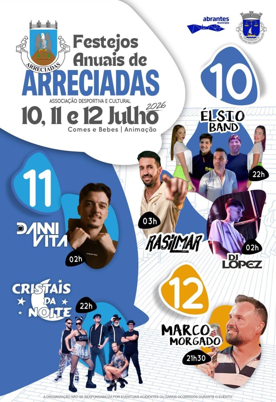 Festejos Anuais de Arreciadas 2026 — event image