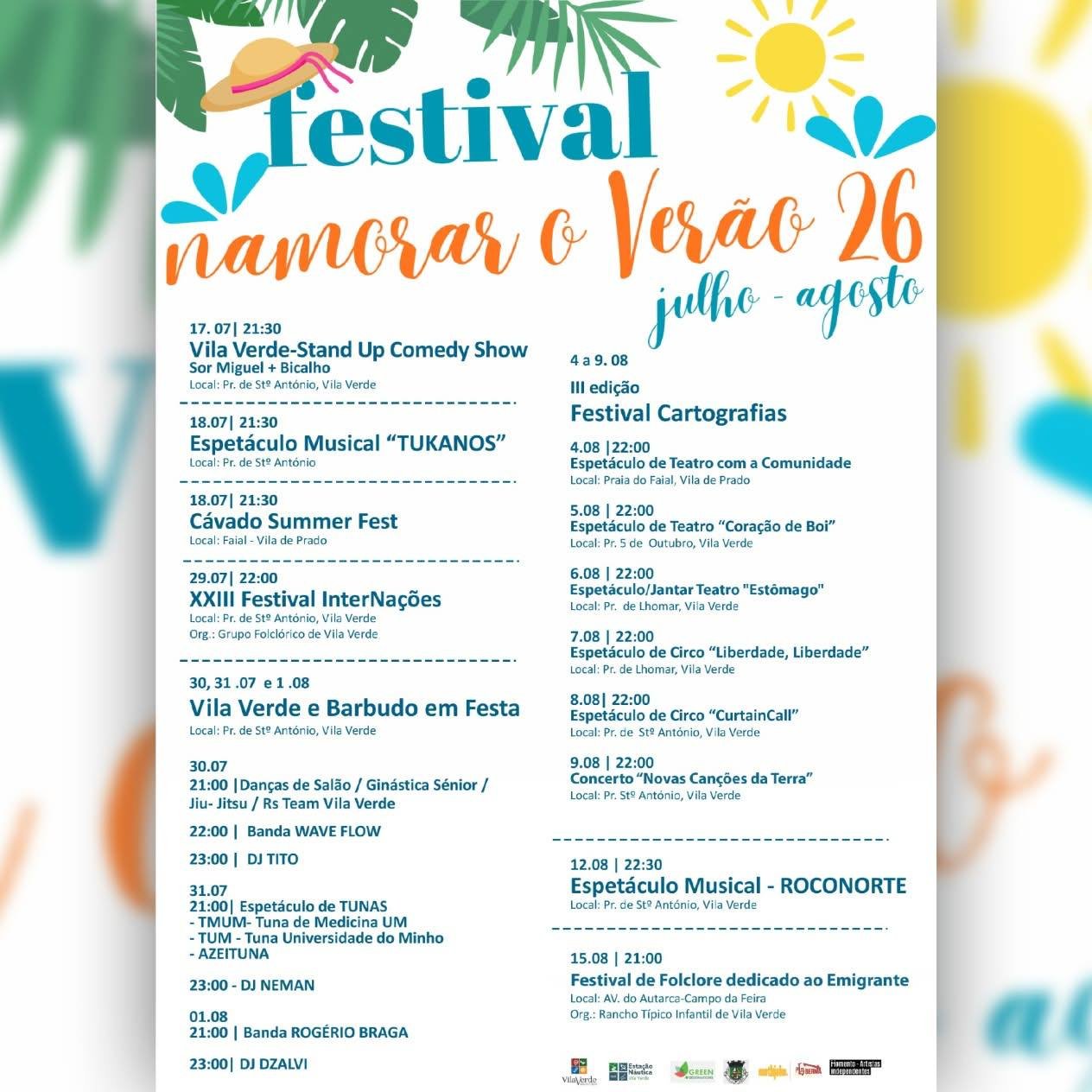 Festival Namorar o Verão 2026 — event image