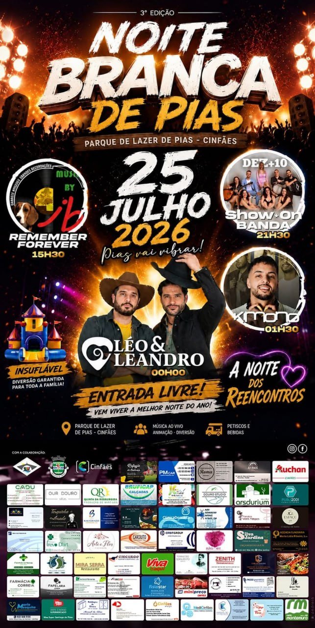 Noite Branca 2026 - Pias — event image