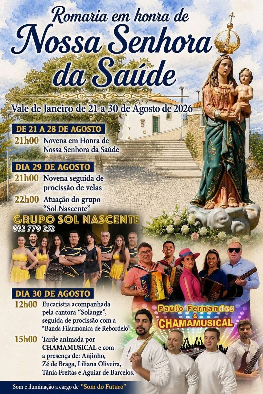 Romaria em honra de Nossa Senhora da Saúde 2026 — event image