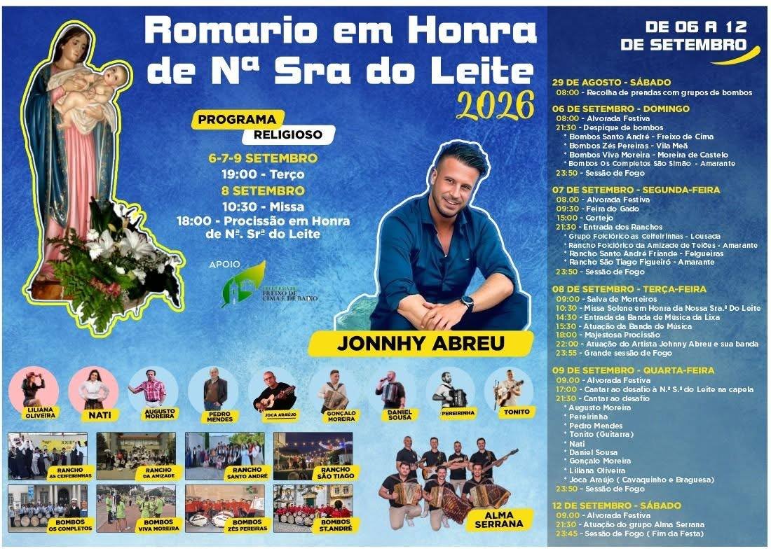 Romaria em Honra de Nossa Senhora do Leite 2026 — event image