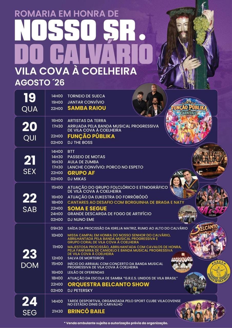 Romaria em honra de Nosso Sr. do Calvário 2026 — event image