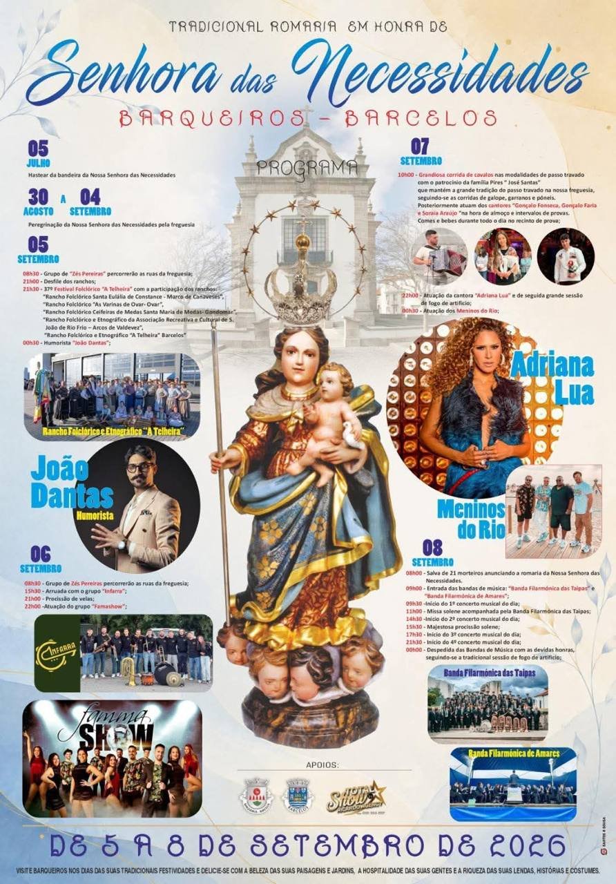 Romaria em honra de Senhora das Necessidades 2026 — event image