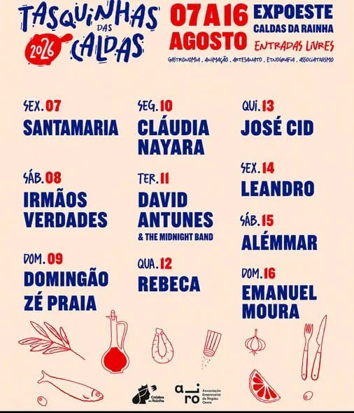 Tasquinhas das Caldas 2026 — event image