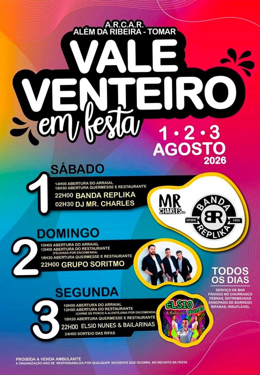 Vale Venteiro em Festa 2026 - Além da Ribeira — event image