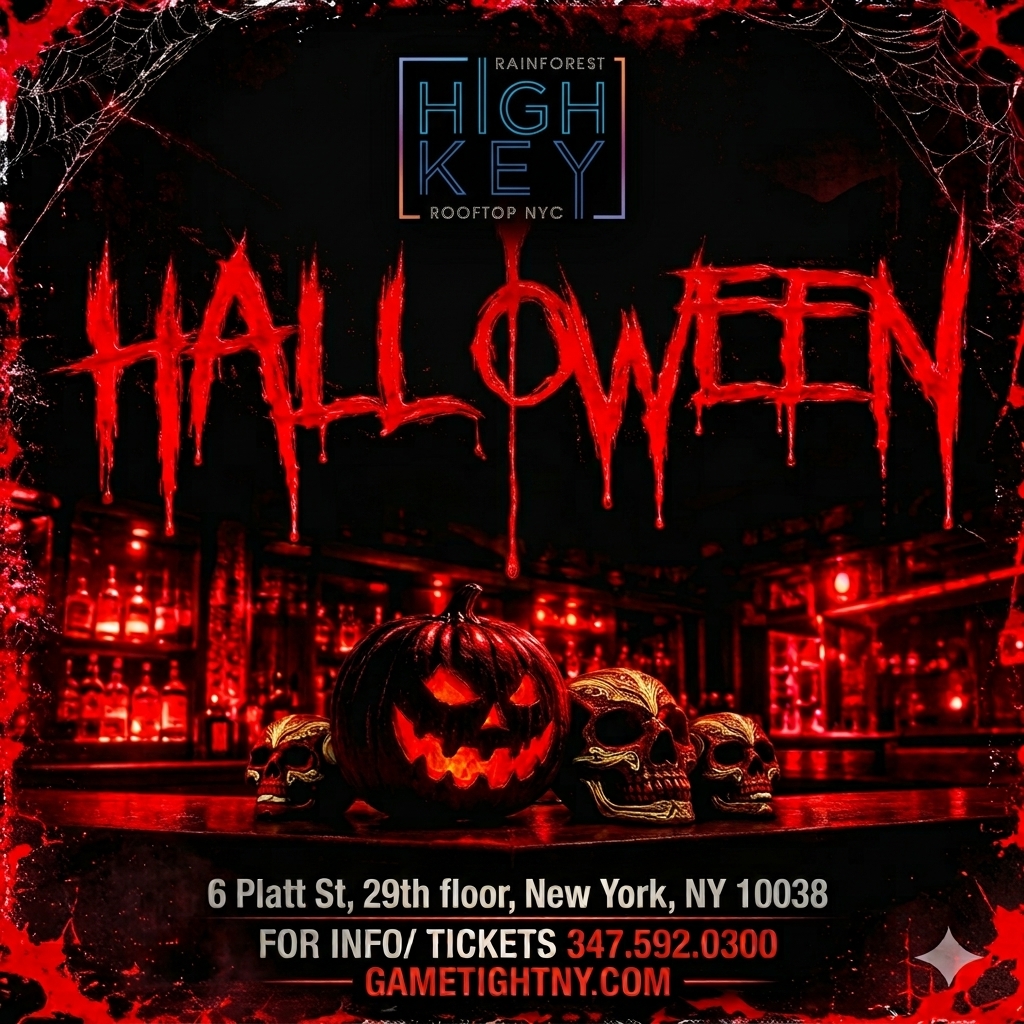 Highkey Rainforest Rooftop Hallween Party 2026 — event image