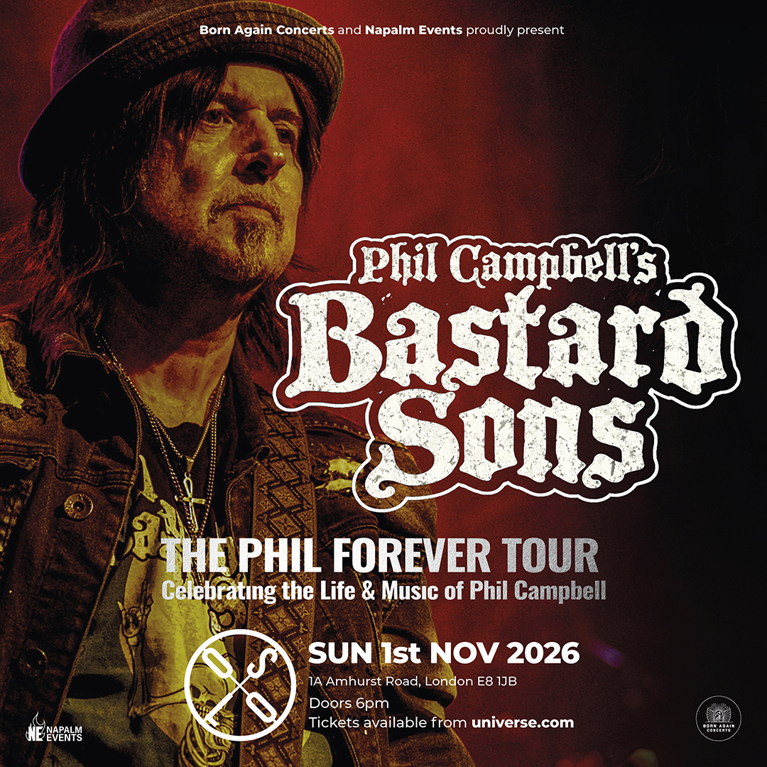 PHIL CAMPBELL'S BASTARD SONS at Oslo Hackney - London — event image