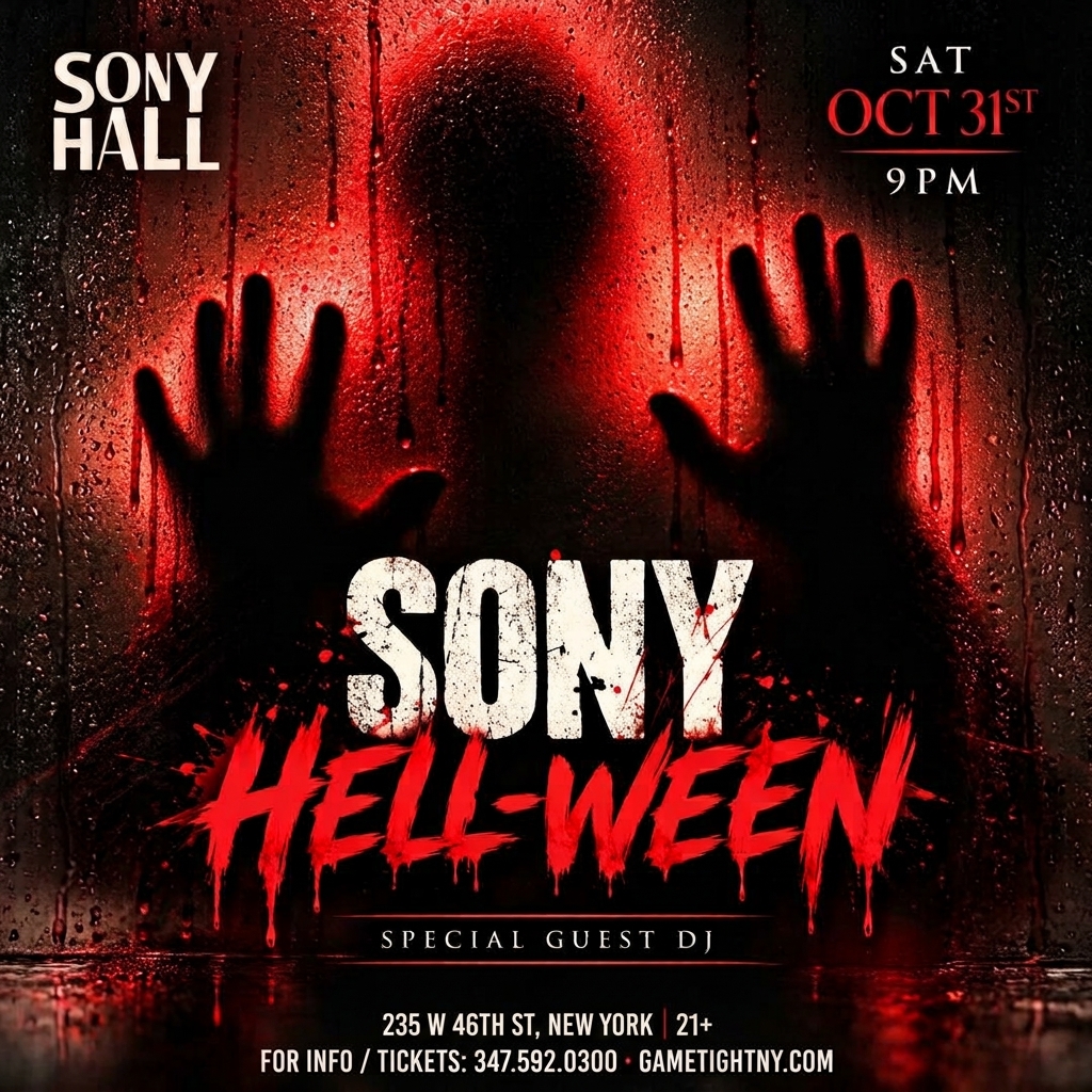 Sony Hall Halloween Party 2026 — event image